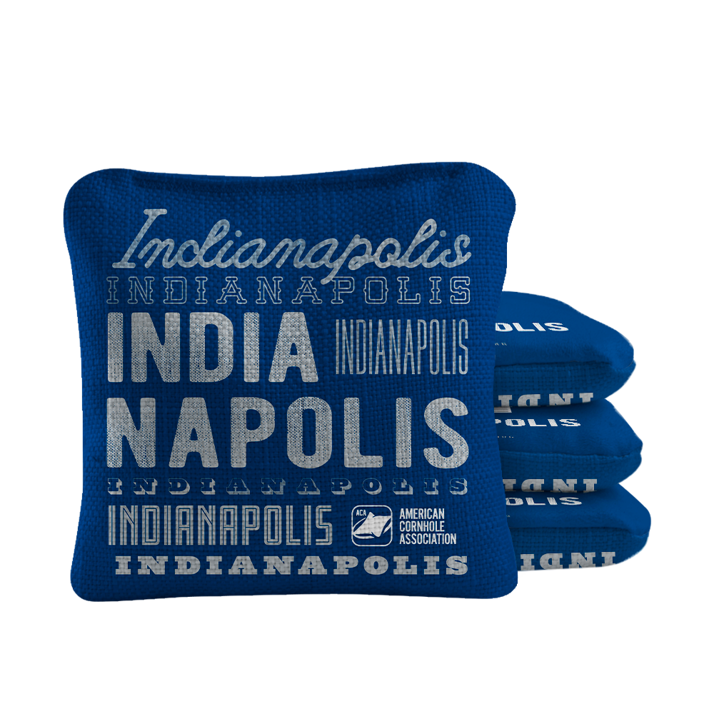 Indianapolis Football Vintage Gameday Synergy Pro Cornhole Bags