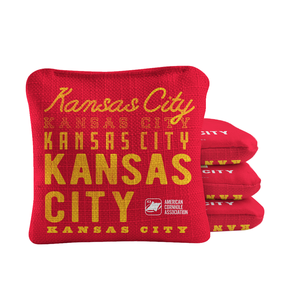 Kansas City Football Vintage Gameday Synergy Pro Cornhole Bags