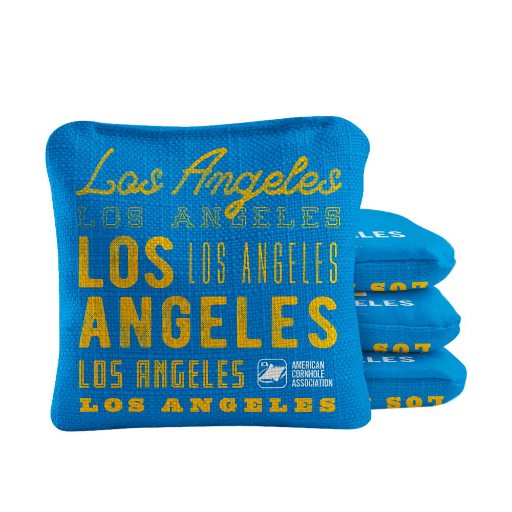 Los Angeles Football Vintage Gameday Synergy Pro Cornhole Bags