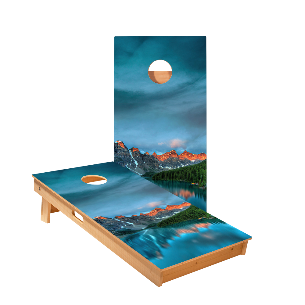 Mountain Range Star Cornhole Boards