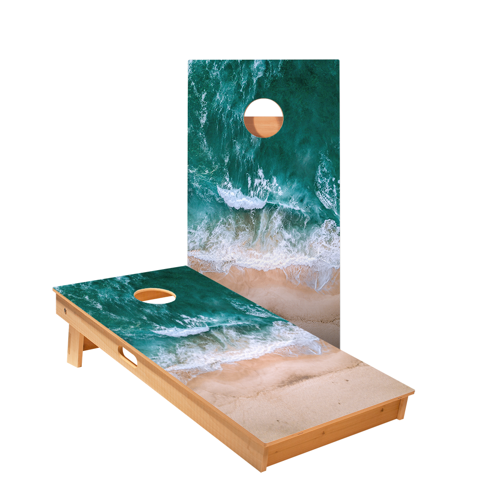 Ocean And Sand Star Cornhole Boards