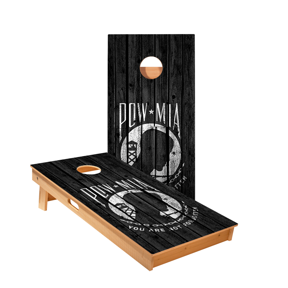 POW MIA Star Cornhole Boards