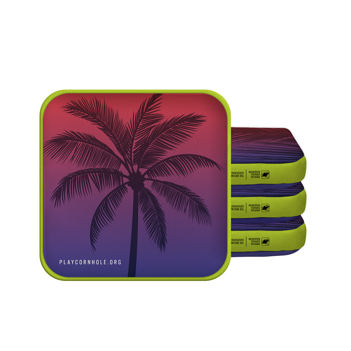 Tropical Palm Synergy Touring Pro Cornhole Bags