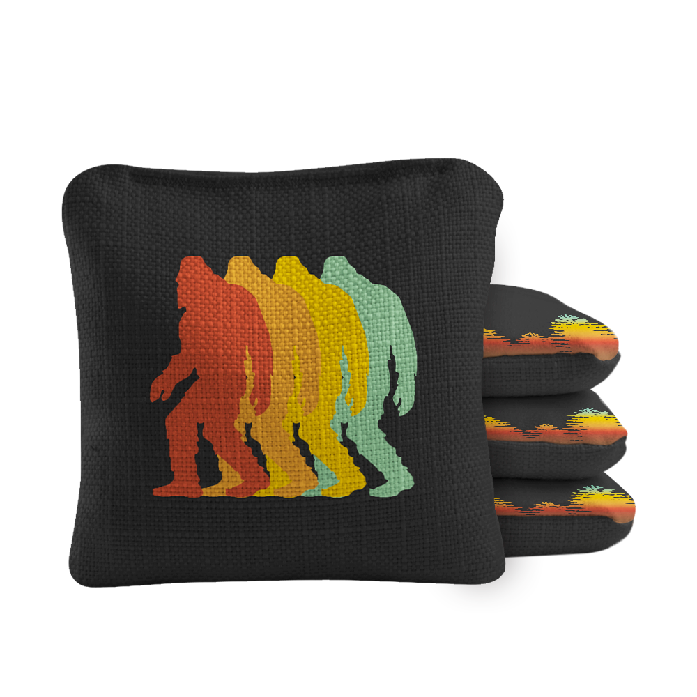 Retro Sasquatch Synergy Pro Cornhole Bags