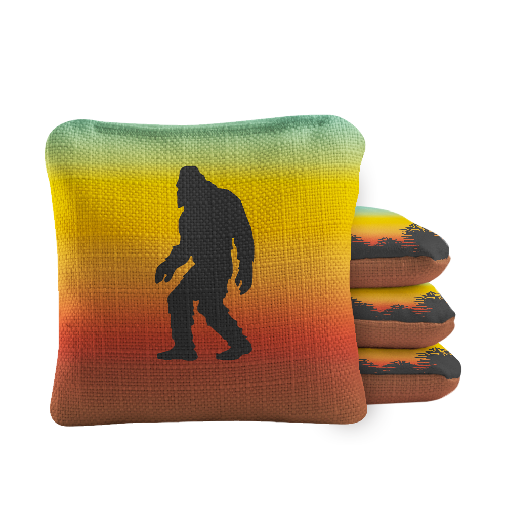 Retro Sasquatch Synergy Pro Cornhole Bags