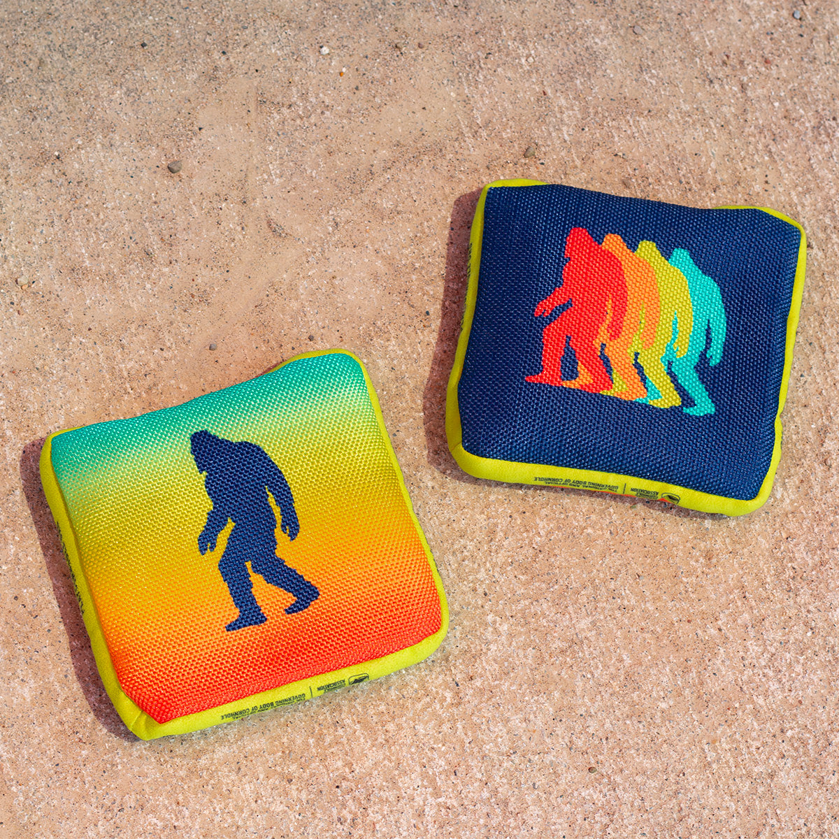 Retro Sasquatch Synergy Touring Pro Cornhole Bags