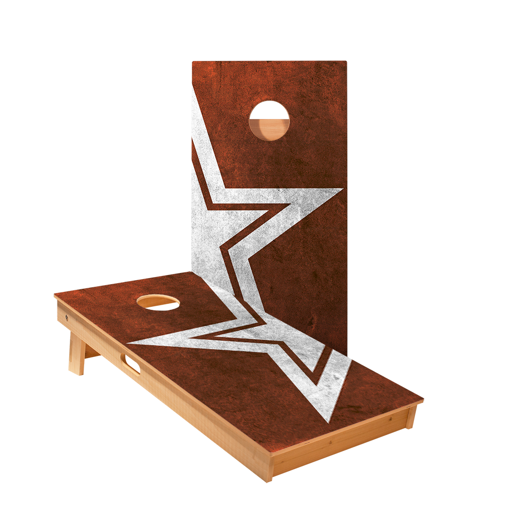 Rusty Star Star Cornhole Boards