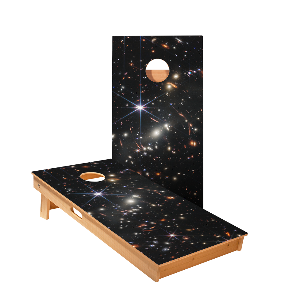 Deep Field Star Cornhole Boards