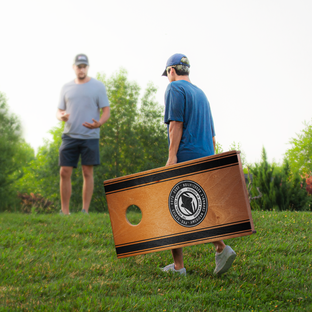 ACA Classic Stripes Sig Pro Cornhole Boards