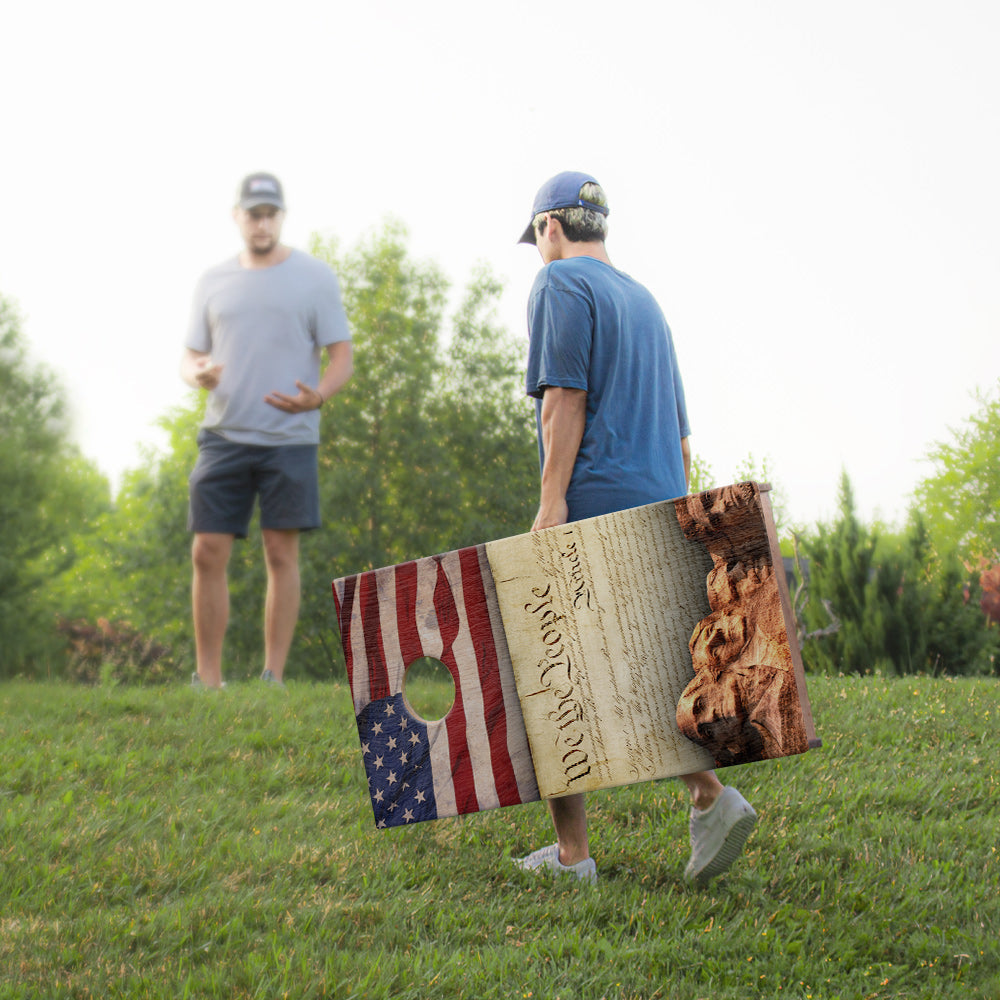 We The People Sig Pro Cornhole Boards