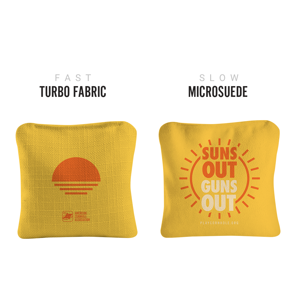 Suns Out Guns Out Synergy Pro Cornhole Bags