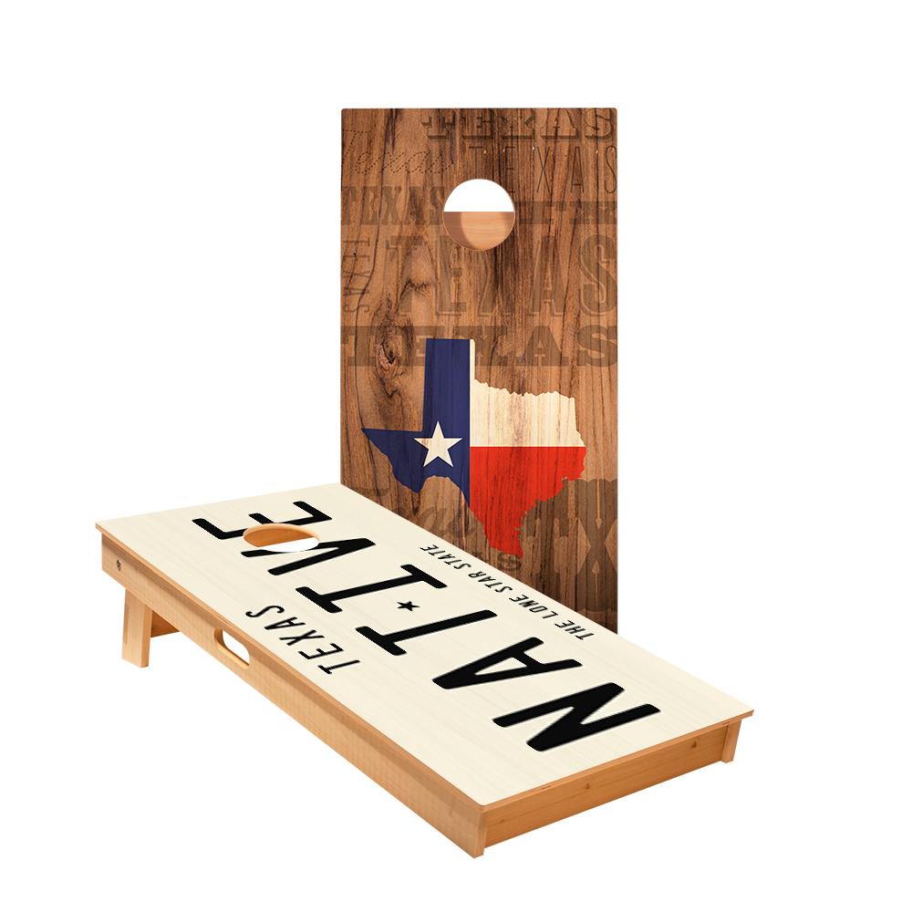 Texas Native Star Cornhole Boards