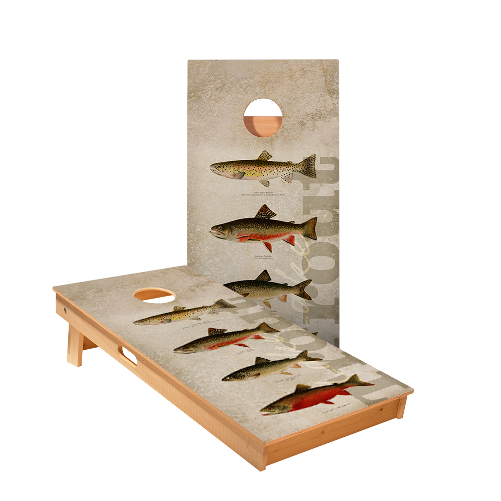 Trout Star Cornhole Boards