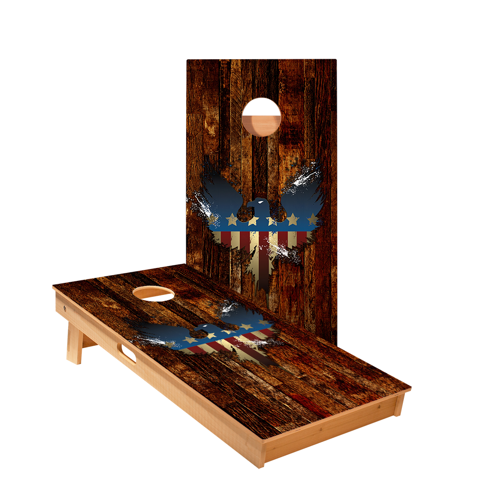 USA Eagle Star Cornhole Boards