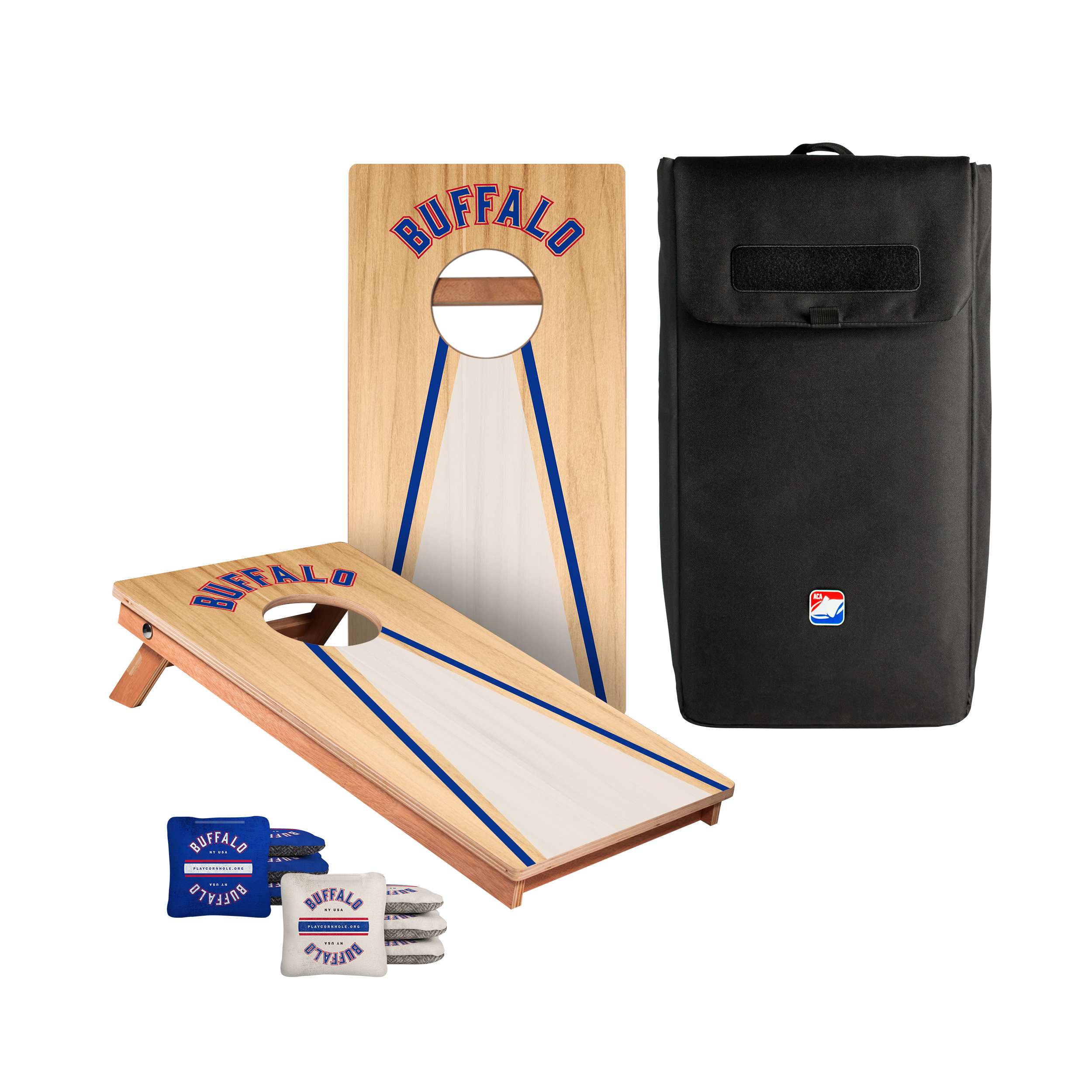 Buffalo Football Gameday Backyard 1x2 ft Cornhole Board Set
