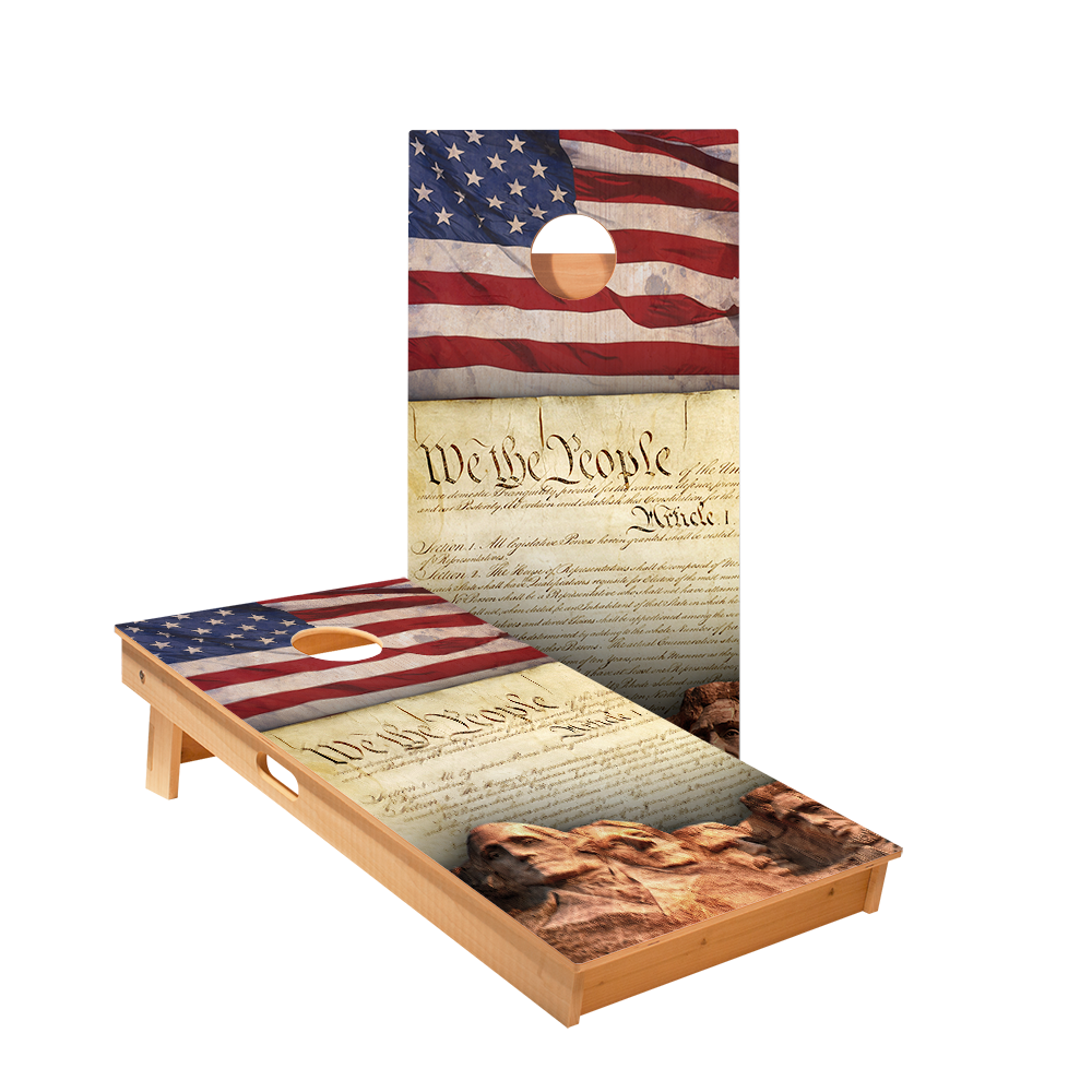 We The People Star Cornhole Boards