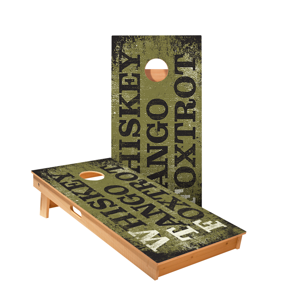 Whiskey Tango Foxtrot Star Cornhole Boards