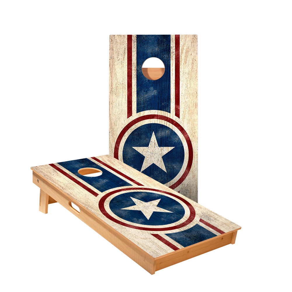 American Hero Star Cornhole Boards