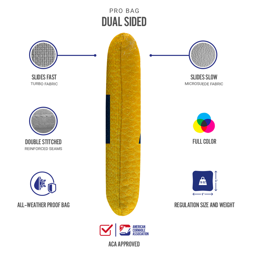 Ann Arbor Collegiate Gameday Synergy Pro Cornhole Bags