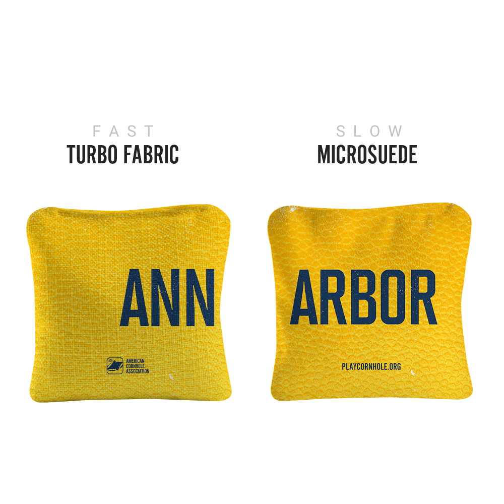 Ann Arbor Collegiate Gameday Synergy Pro Cornhole Bags