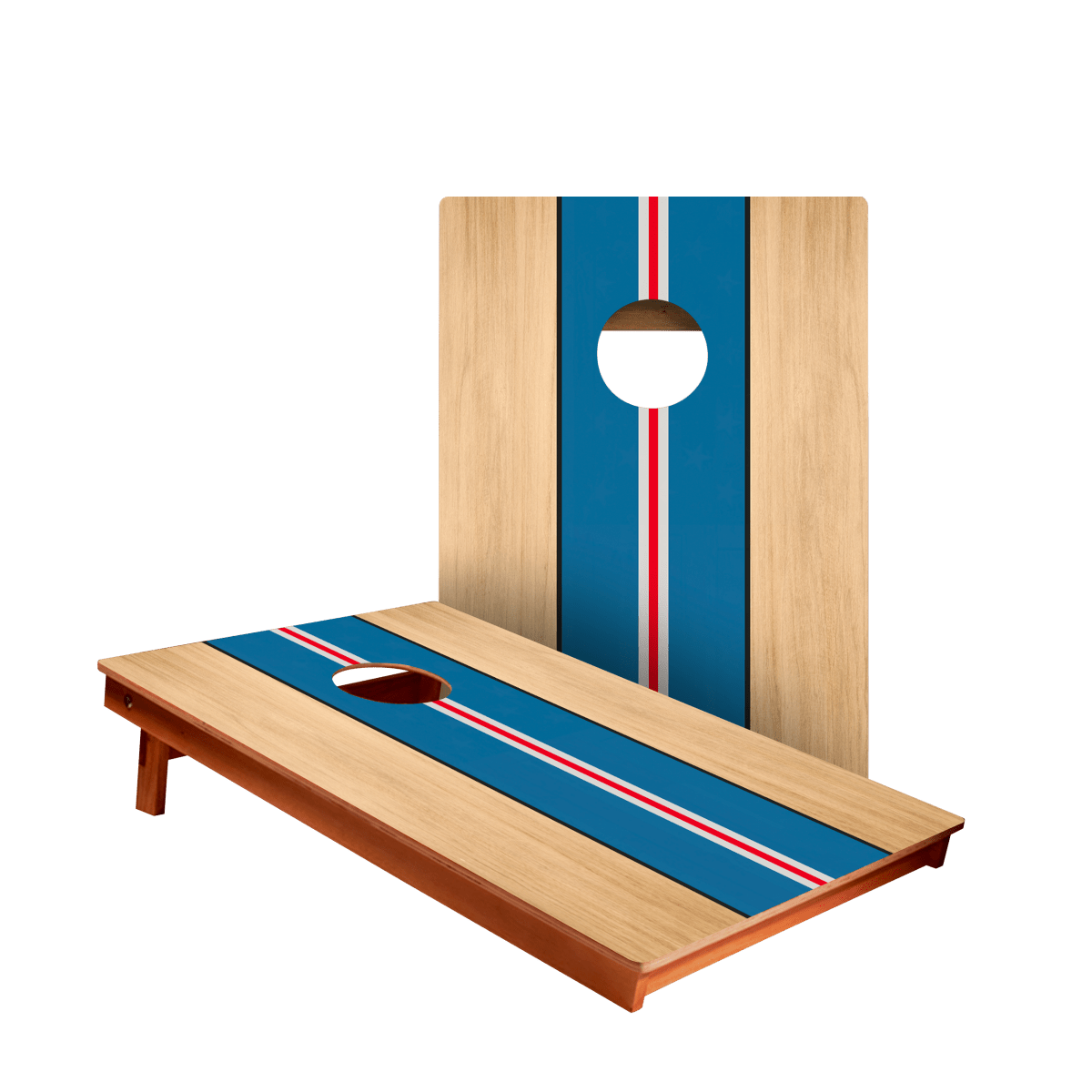 Classic Triangle Retro Surf Backyard 2300 Cornhole Boards - WACA-900465 | American Cornhole Association