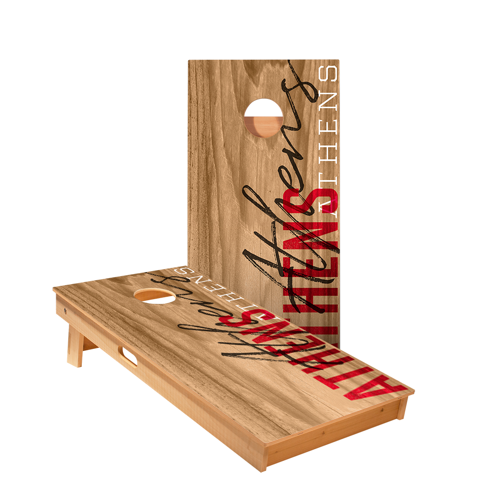 Athens Campus Gameday Star Cornhole Boards