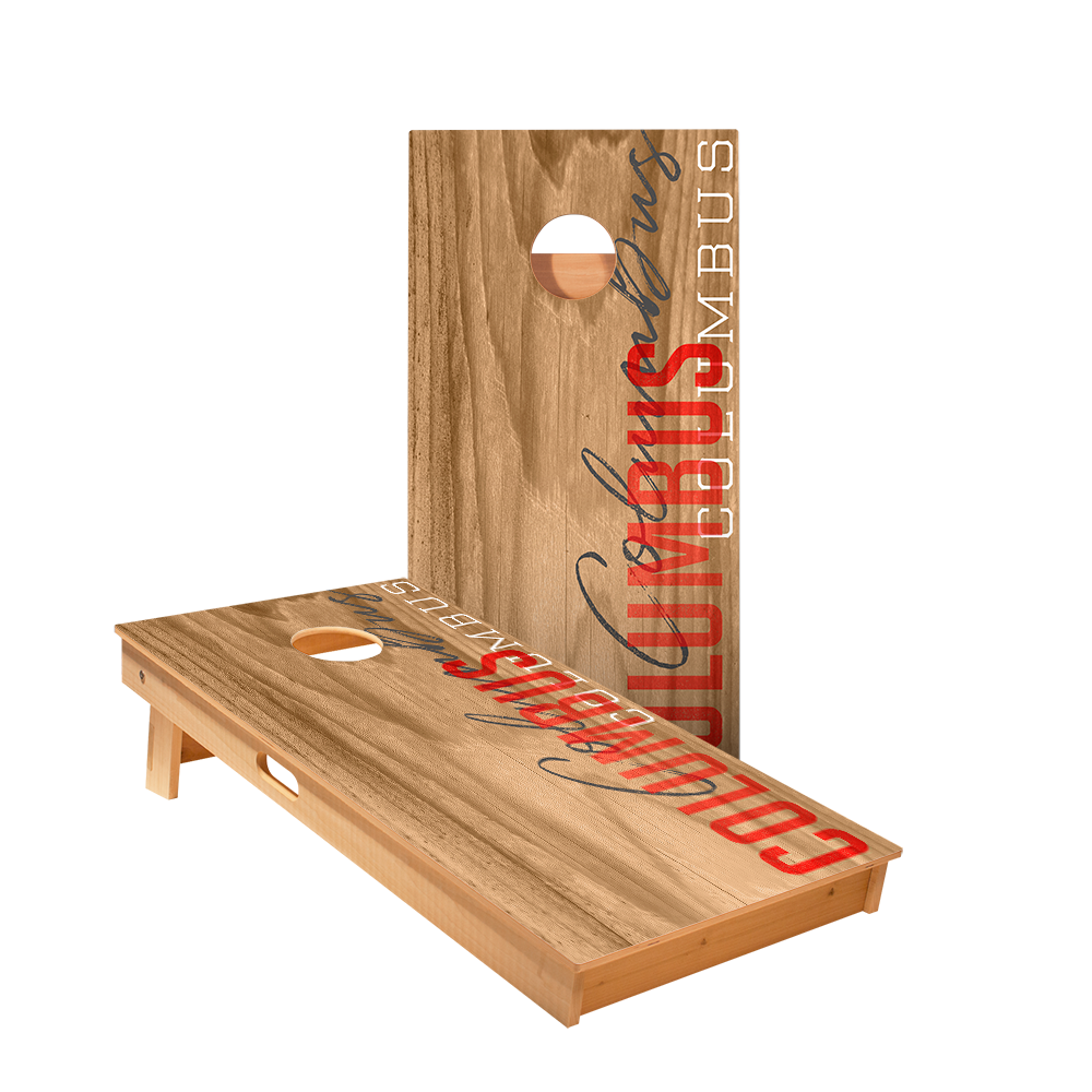 Columbus Campus Gameday Star Cornhole Boards