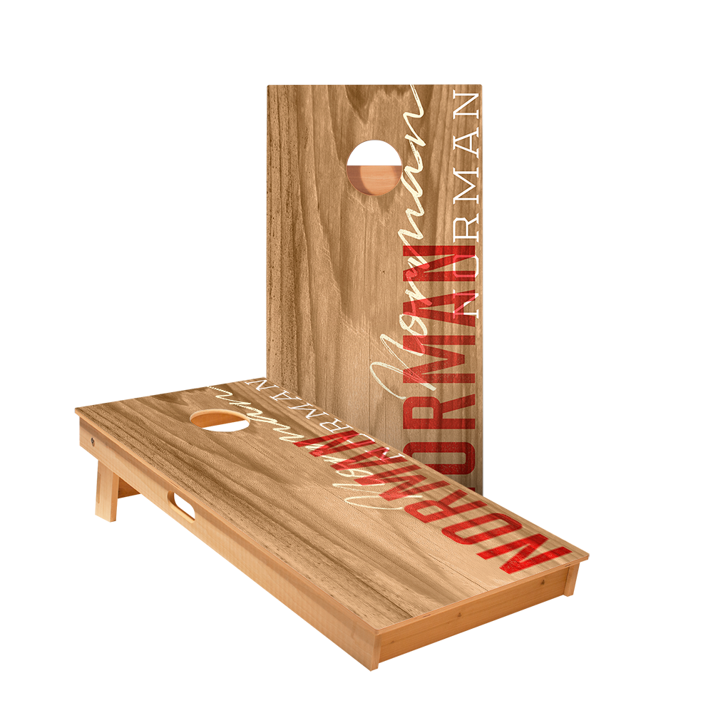 Norman Campus Gameday Star Cornhole Boards