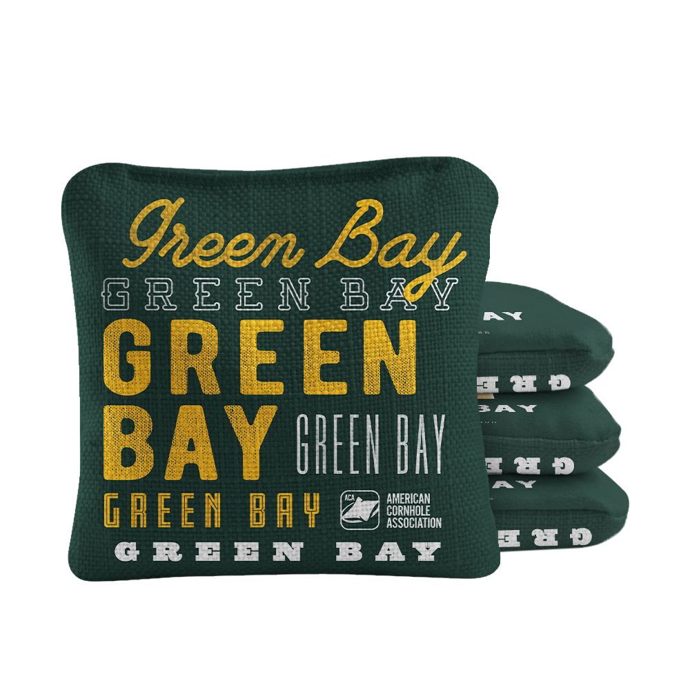 Green Bay Football Vintage Gameday Synergy Pro Cornhole Bags