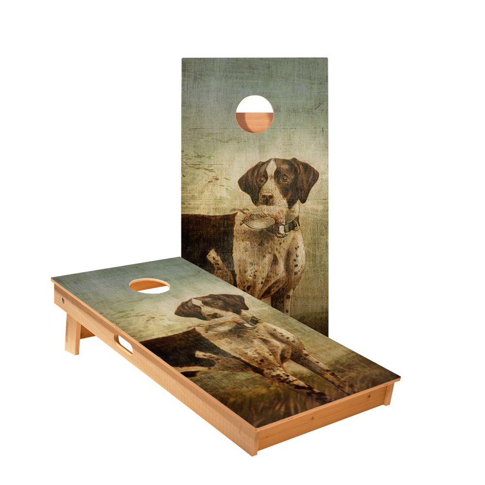 Hunting Dog Star Cornhole Boards