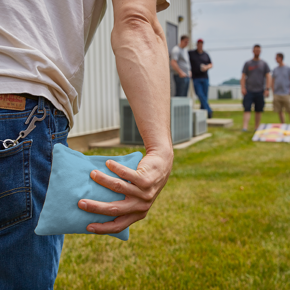 Light Blue Daily 66x Cornhole Bags