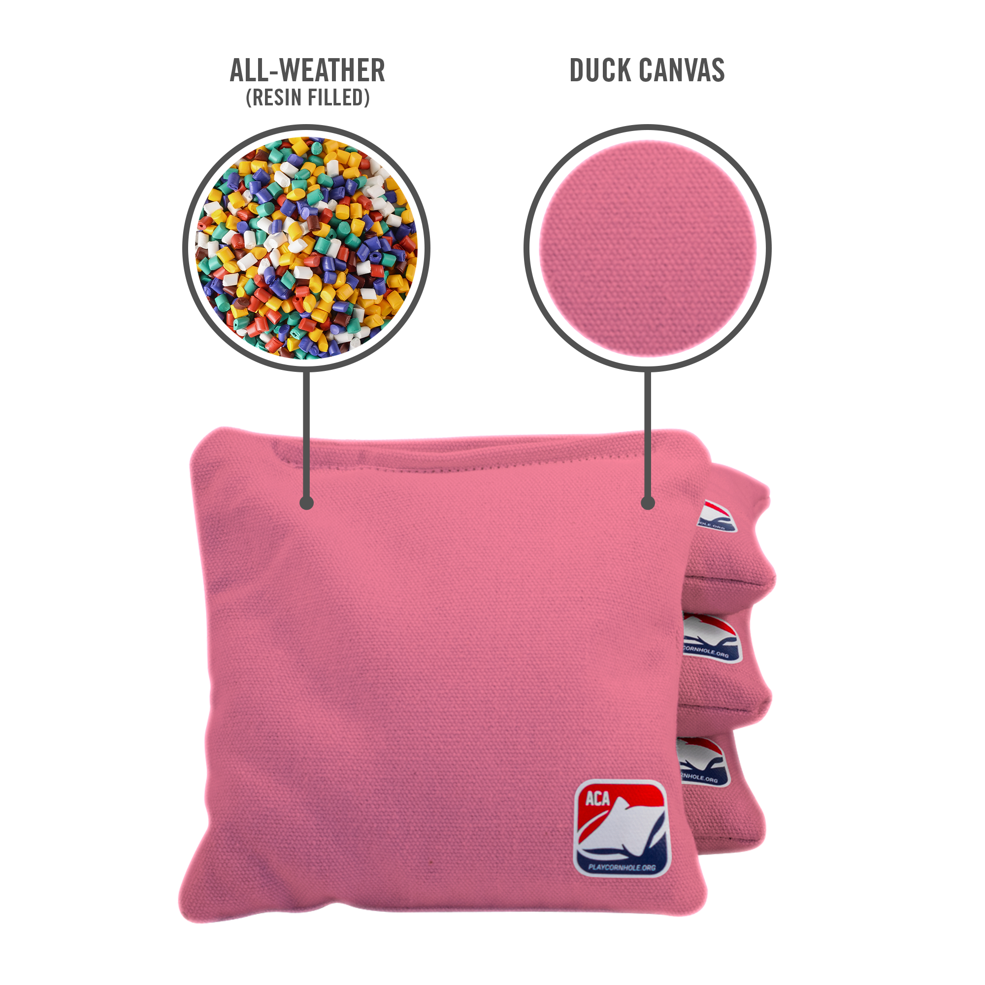 Pink Daily 66x Cornhole Bags