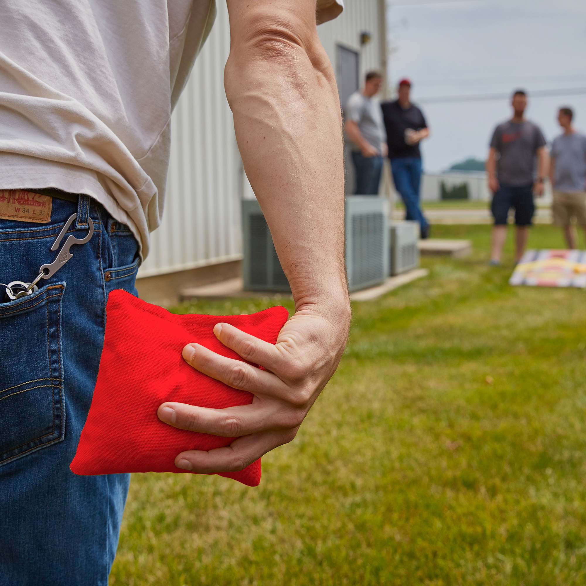 Red Daily 66x Cornhole Bags