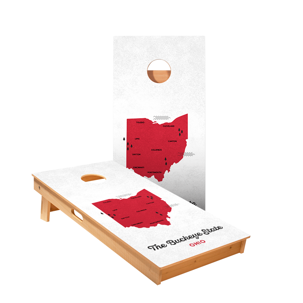 Buckeye State Star Cornhole Boards