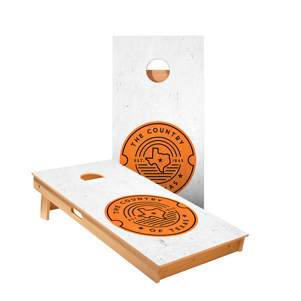 Country Of Texas Star Cornhole Boards