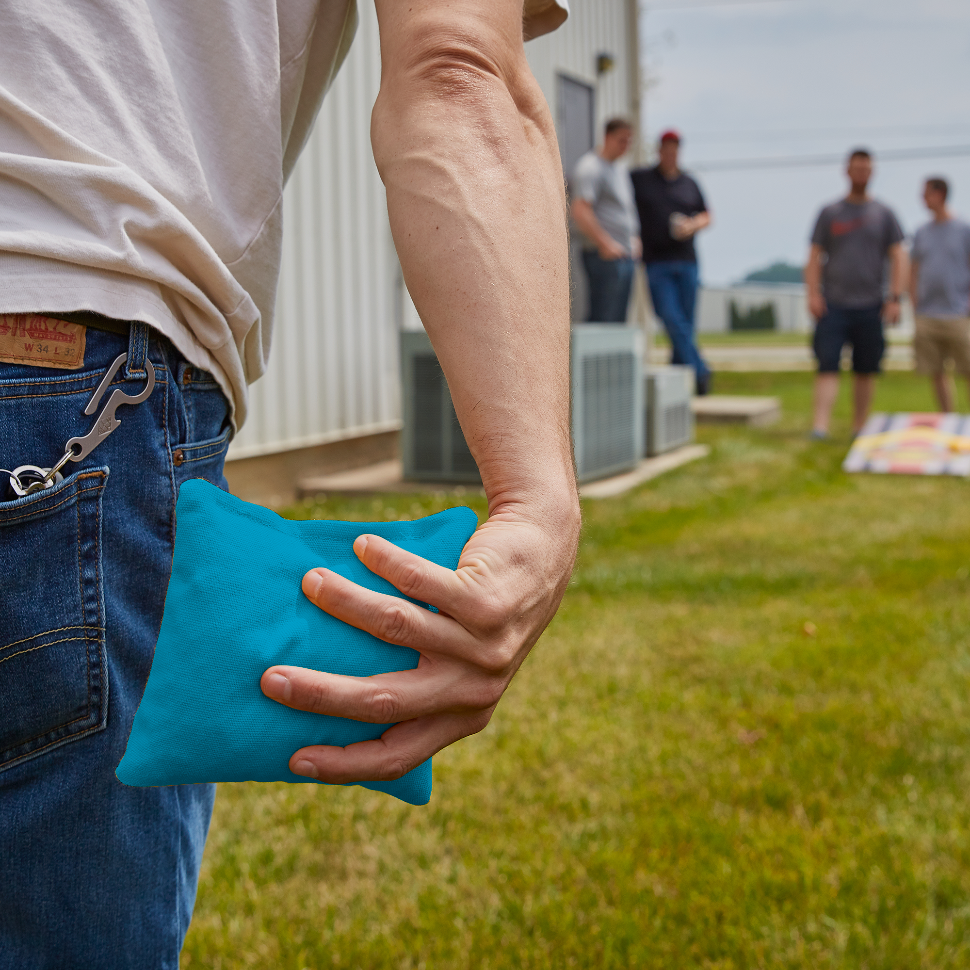 Turquoise Daily 66x Cornhole Bags