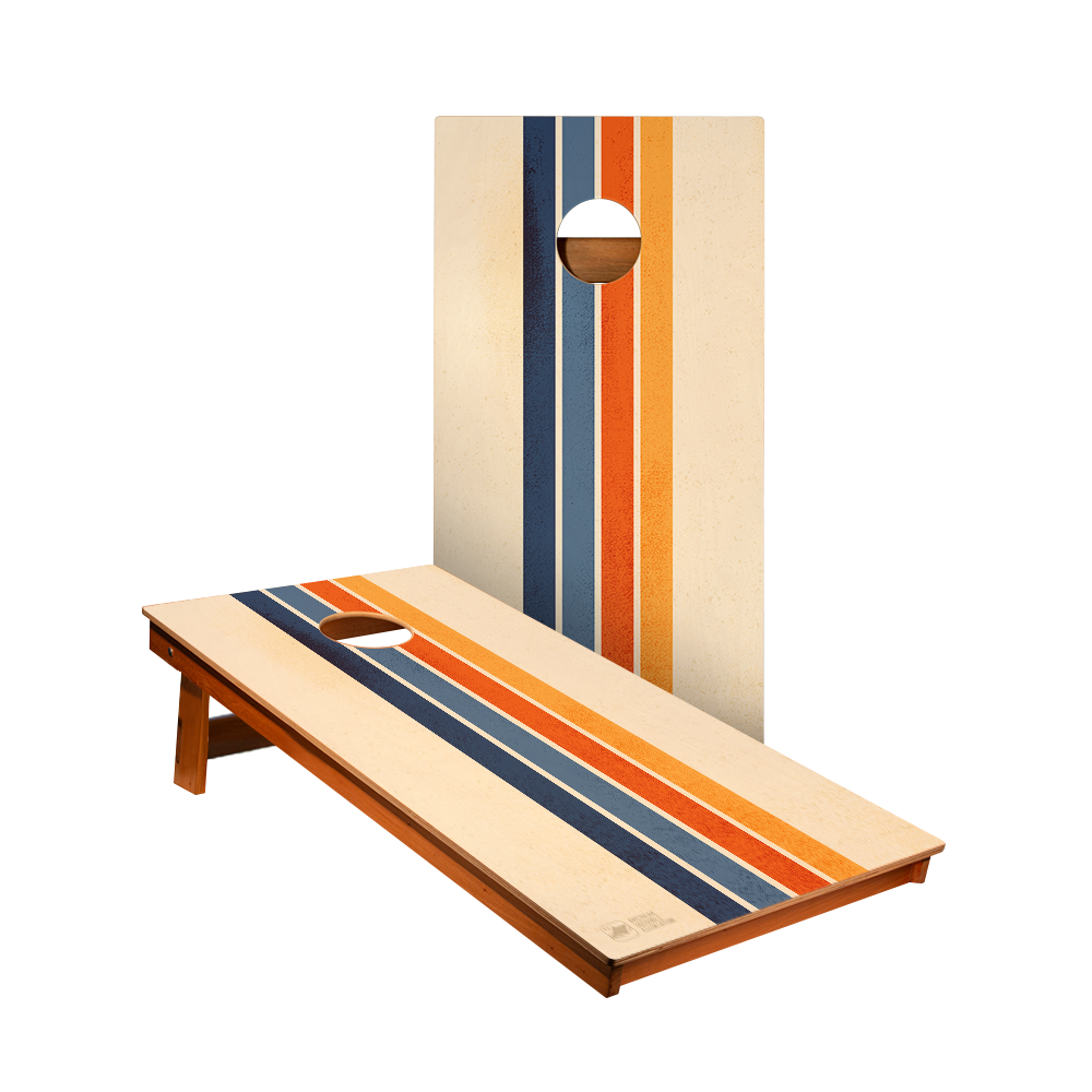 Vintage Stripes Backyard 2400 Cornhole Boards