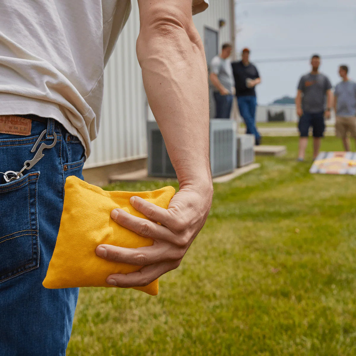 Yellow Daily 66x Cornhole Bags