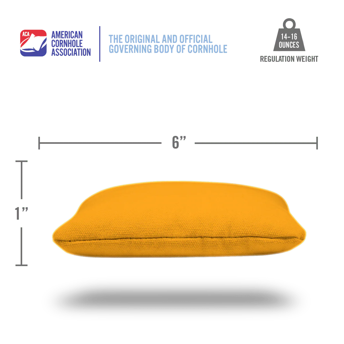 Yellow Daily 66x Cornhole Bags
